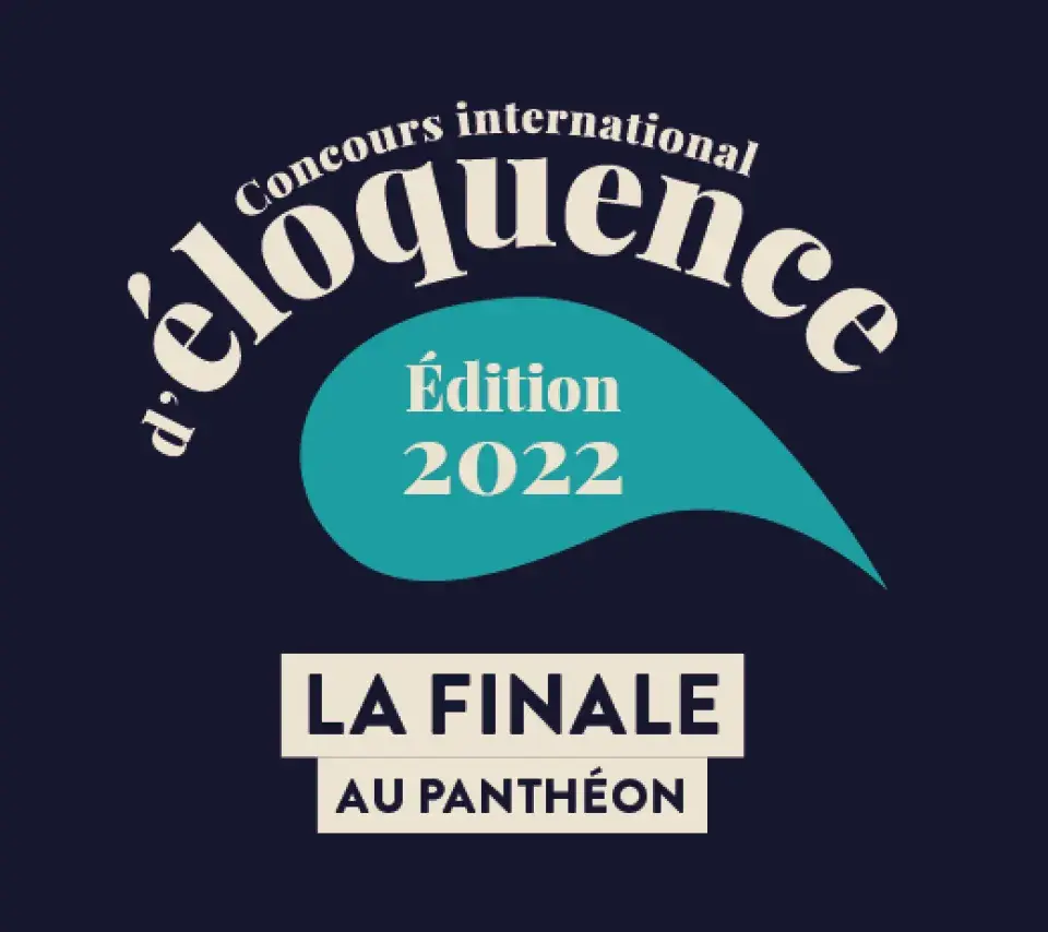 visuel finale du concours international d'éloquence