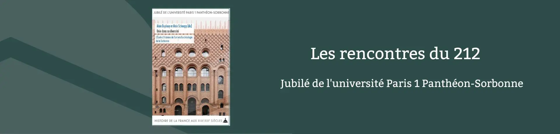 Les rencontres du 212, jubilé de l'université