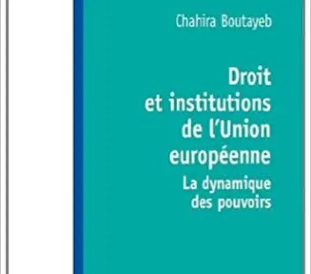 Droit et institutions de l'Union européenne
