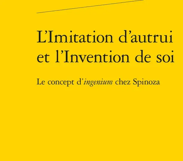 L’Imitation d’autrui et l’Invention de soi
